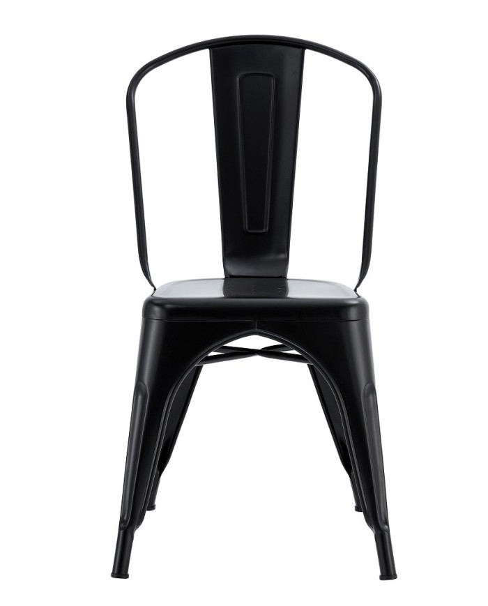 Silla TOL EK LIMITED, acero, negra