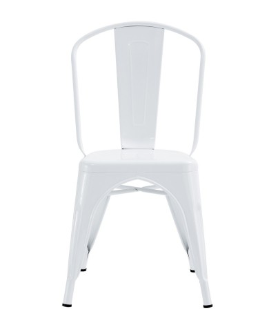 Silla TOL EK LIMITED, acero, blanca