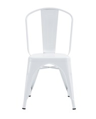 Silla TOL EK LIMITED, acero, blanca