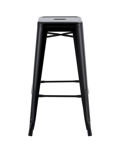 Taburete TOL EK LIMITED, acero, negro