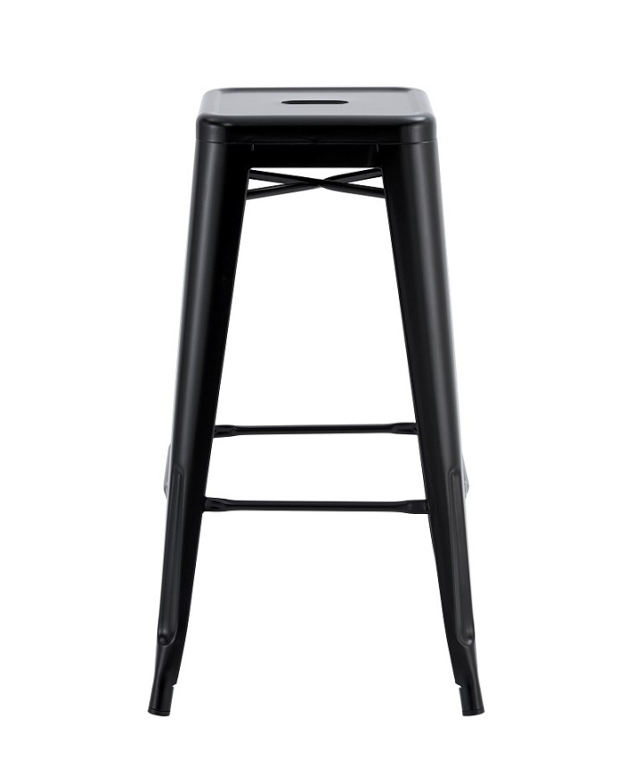 Taburete TOL EK LIMITED, acero, negro