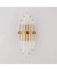 Aplique PALACE, metal dorado, cristal