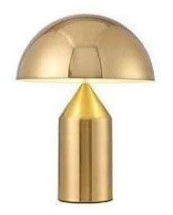 Lámpara MACAO H37, sobremesa, metal, dorada