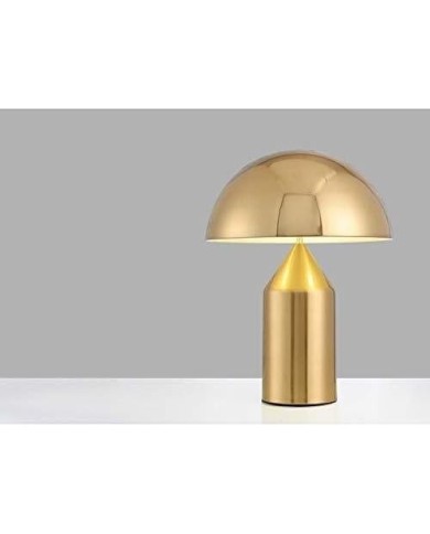 Lámpara MACAO H37, sobremesa, metal, dorada