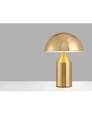 Lámpara MACAO H37, sobremesa, metal, dorada