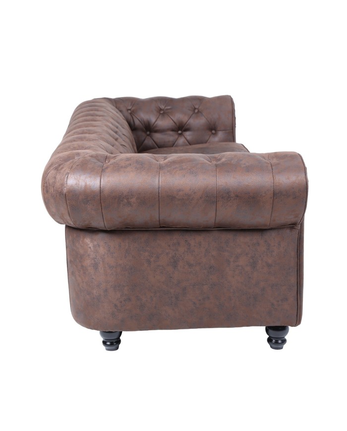 Sofá CHESTER NEW, 2 plazas, similpiel vintage