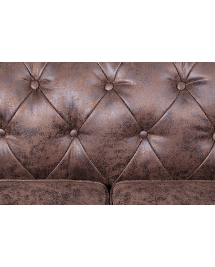 Sofá CHESTER NEW, 2 plazas, similpiel vintage