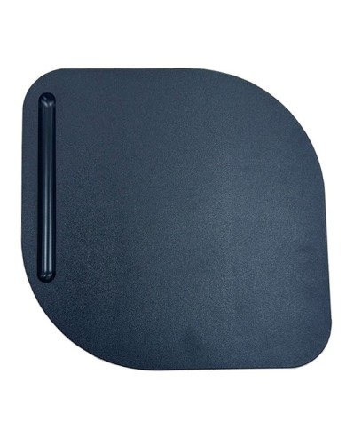 Silla NIZA con pala de escritura, asiento y respaldo en plástico azul