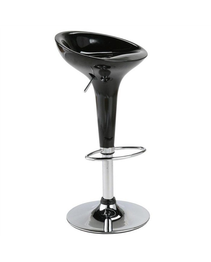 Taburete AUSTIN ( M ), cromado, abs negro