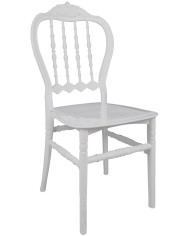Silla LIRA, apilable, polipropileno blanco