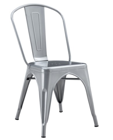 Silla TOL EK LIMITED, acero, gris plata