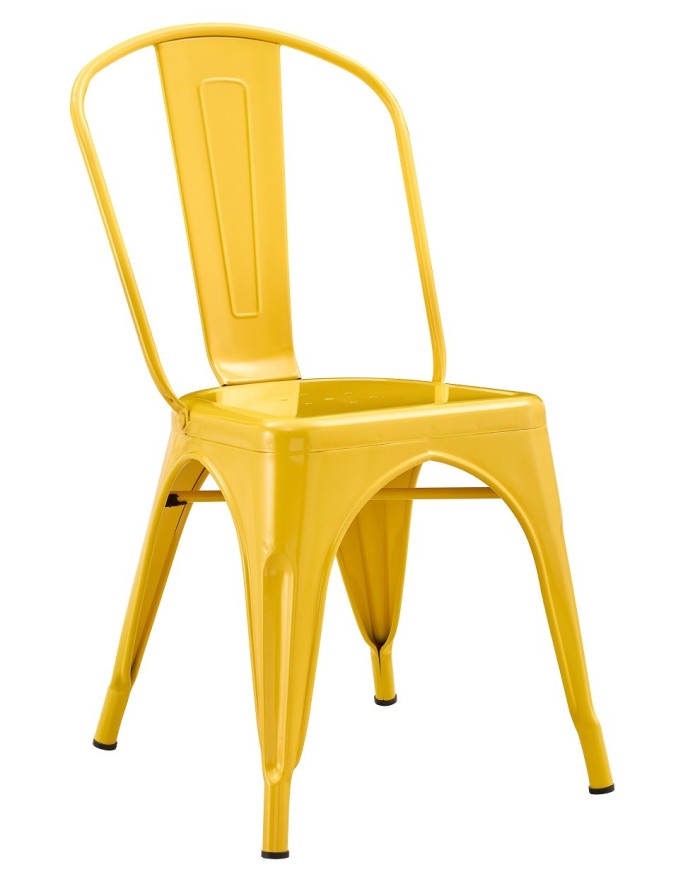 Silla TOL EK LIMITED, acero, amarilla
