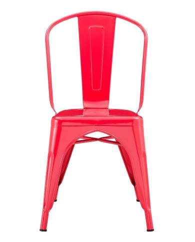 Silla TOL EK LIMITED, acero, rojo