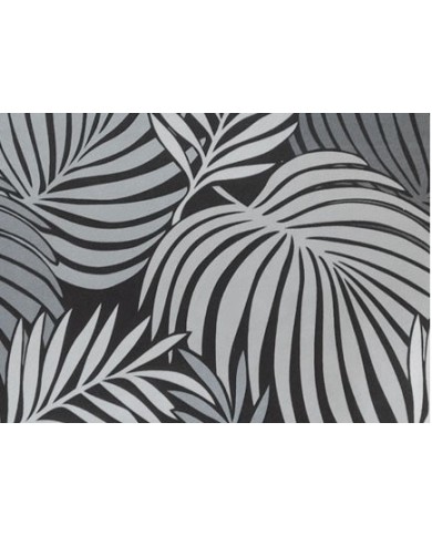 Silla HORUS NEW, metal, tapizado velvet gris con trasera floral a juego