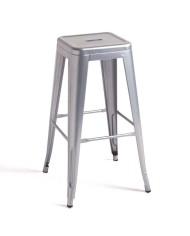Taburete TOL EK LIMITED, acero, gris plata