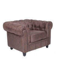 Sillón CHESTER NEW, similpiel vintage
