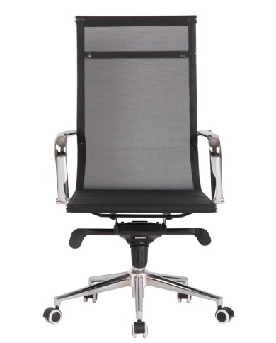 Sillón de oficina ZURICH, alto, malla negra