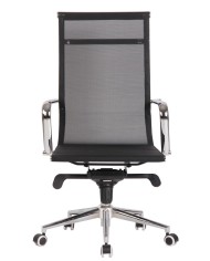 Sillón de oficina ZURICH, alto, malla negra