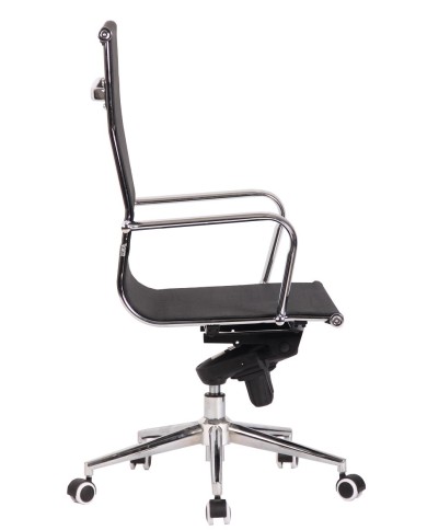 Sillón de oficina ZURICH, alto, malla negra