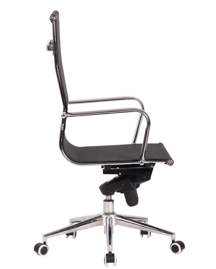 Sillón de oficina ZURICH, alto, malla negra
