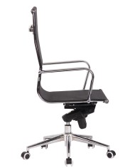 Sillón de oficina ZURICH, alto, malla negra
