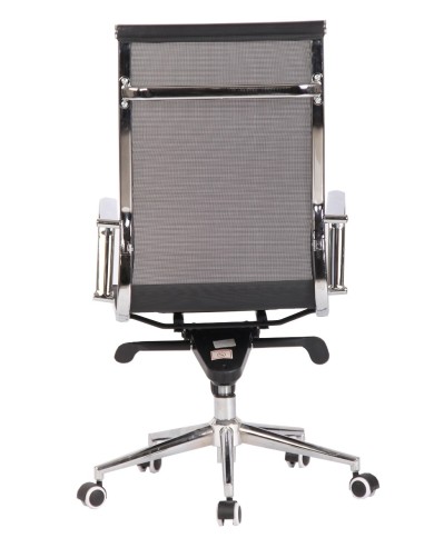 Sillón de oficina ZURICH, alto, malla negra