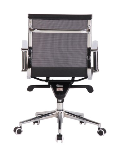 Sillón de oficina ZURICH, giratorio, malla negra