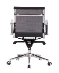 Sillón de oficina ZURICH, giratorio, malla negra