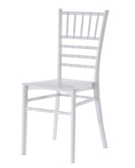 Silla CHIAVARI 28, apilable, polipropileno blanco