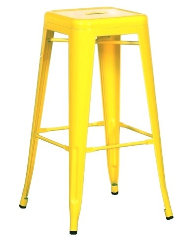 Taburete TOL EK LIMITED, acero, amarillo