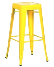 Taburete TOL EK LIMITED, acero, amarillo