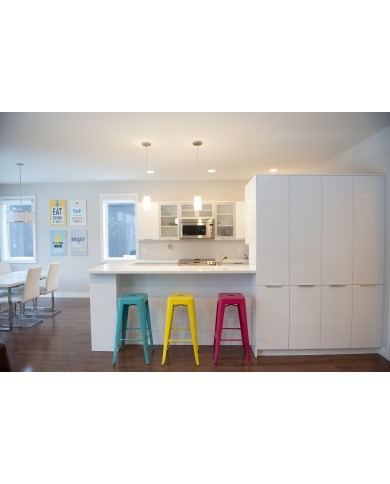 Taburete TOL EK LIMITED, acero, amarillo