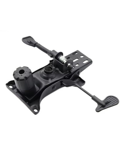 Sillón de oficina VITRÉ, alto, negro, malla y asiento negro