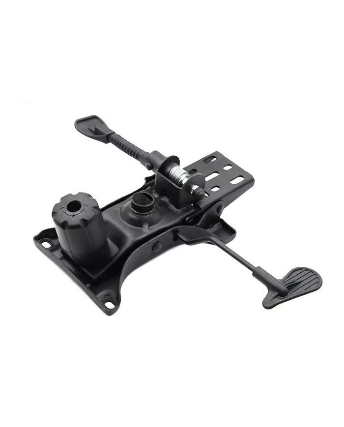 Sillón de oficina VITRÉ, alto, negro, malla y asiento negro