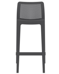 Taburete SOHO, apilable, polipropileno antracita