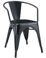 Sillón TOL EK LIMITED, acero, negro