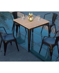 Sillón TOL EK LIMITED, acero, negro