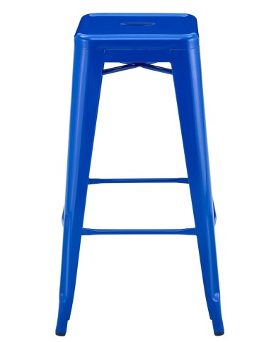 Taburete TOL EK LIMITED, acero, azul