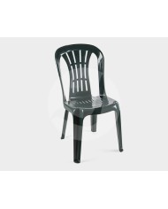 Silla CANARIAS, monoblock, apilable, verde