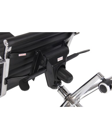 Sillón de oficina ROTERDAM, alto, similpiel negro