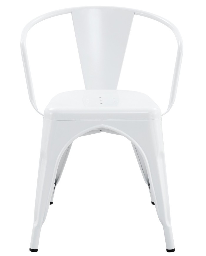 Sillón TOL EK LIMITED, acero, blanco
