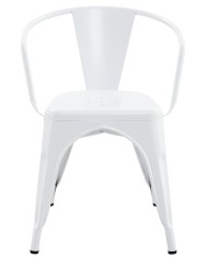 Sillón TOL EK LIMITED, acero, blanco