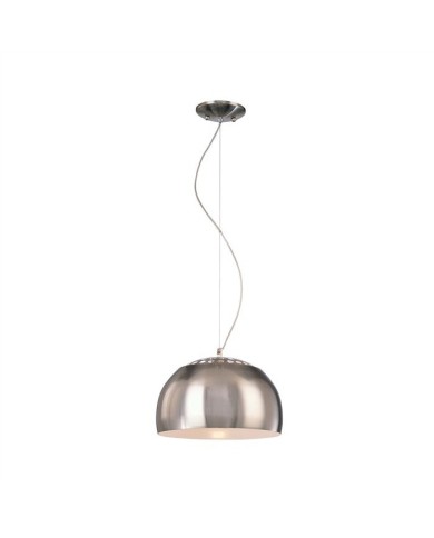 Lámpara ARC, colgante, diseño, cromado satinado