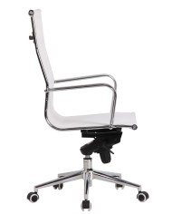 Sillón de oficina ZURICH, alto, malla blanca