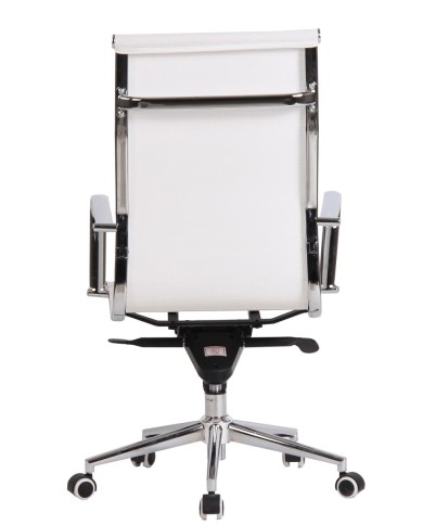 Sillón de oficina ZURICH, alto, malla blanca