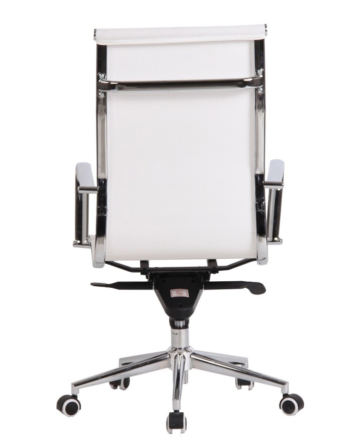 Sillón de oficina ZURICH, alto, malla blanca