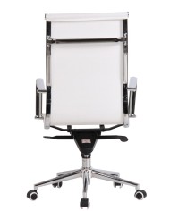 Sillón de oficina ZURICH, alto, malla blanca