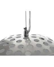 Lámpara ARC, colgante, diseño, cromado satinado