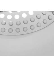 Lámpara ARC, colgante, diseño, cromado satinado