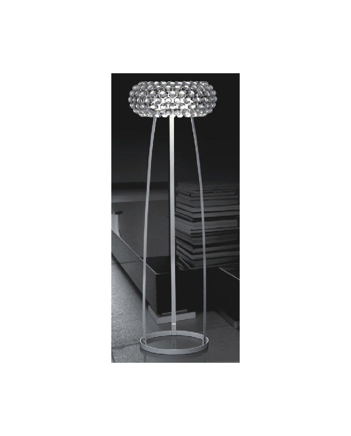 Lámpara ITALICA, pie salón, diseño, acrilica